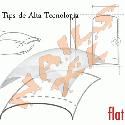 Tips saco de 50 uni Nº9 (Flat)